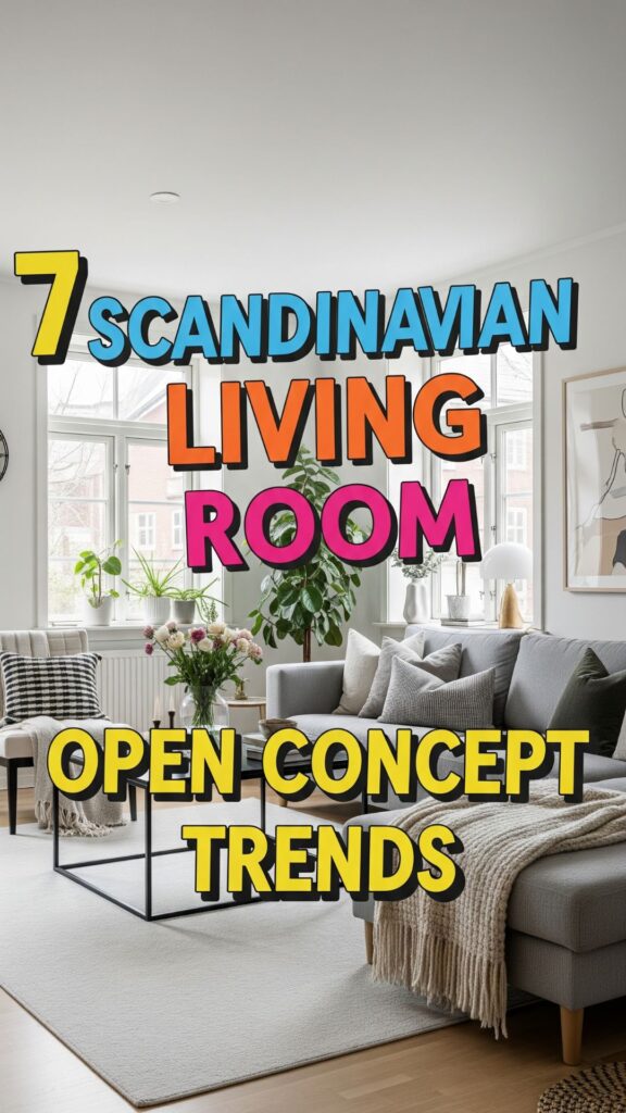 1. 7 Scandinavian Living Room Open Concept Trends