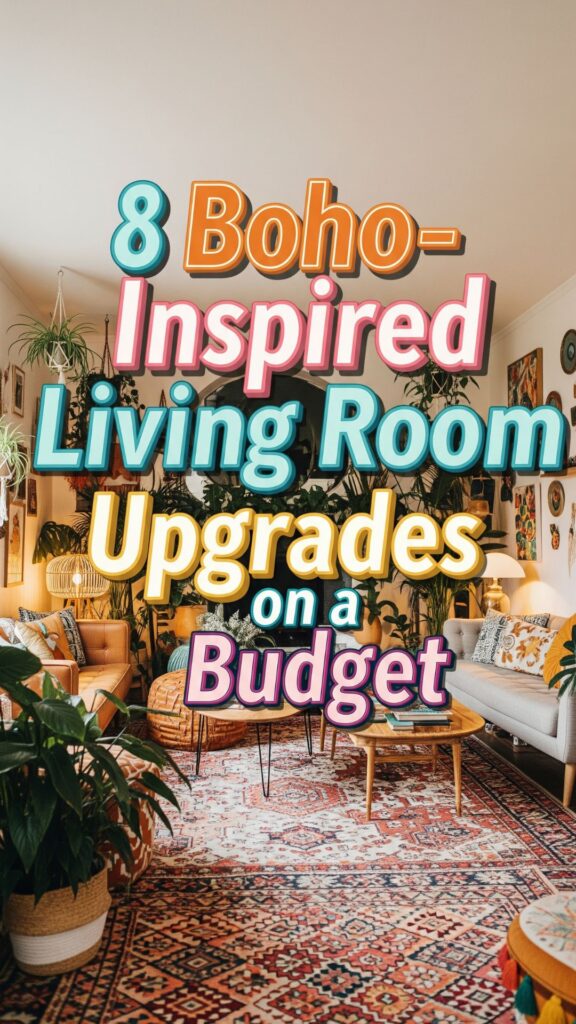 1. 8 Boho-Inspired Living Room Upgrades on a Budget