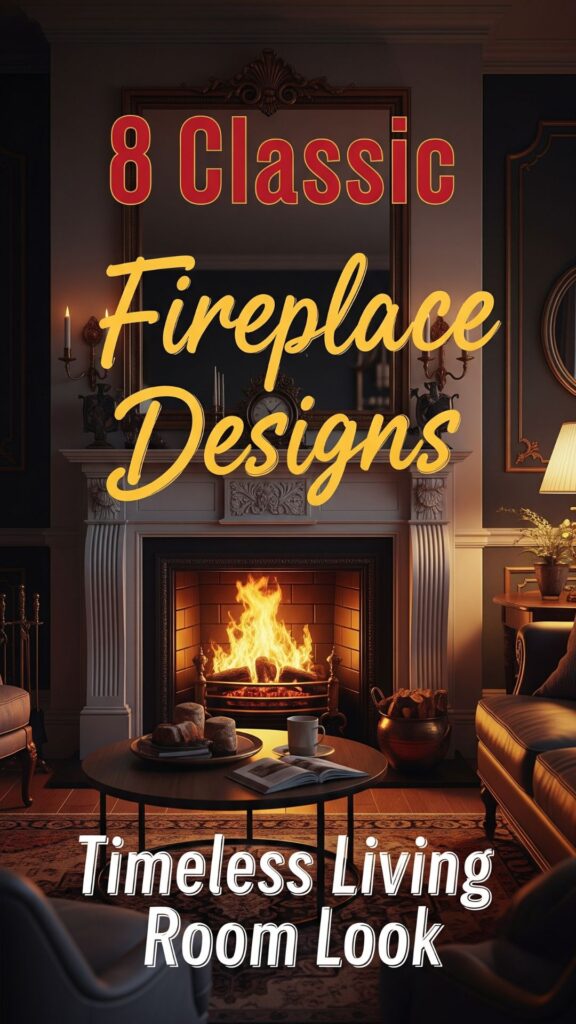 1. 8 Classic Fireplace Designs for a Timeless Living Room Look