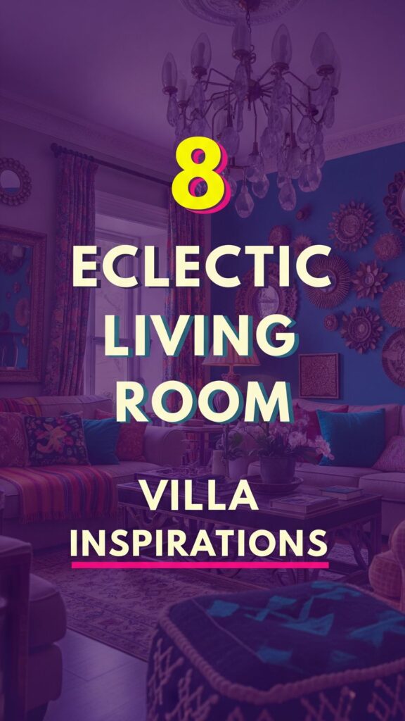 1. 8 Eclectic Living Room Villa Inspirations You’ll Fall in Love With