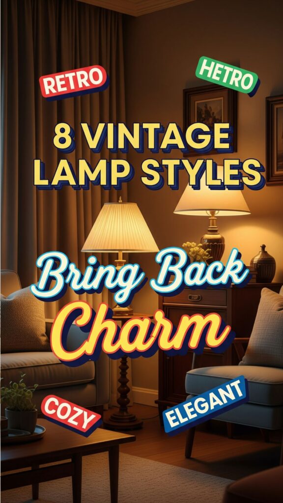 1. 8 Vintage Living Room Lamp Styles That Bring Back Charm