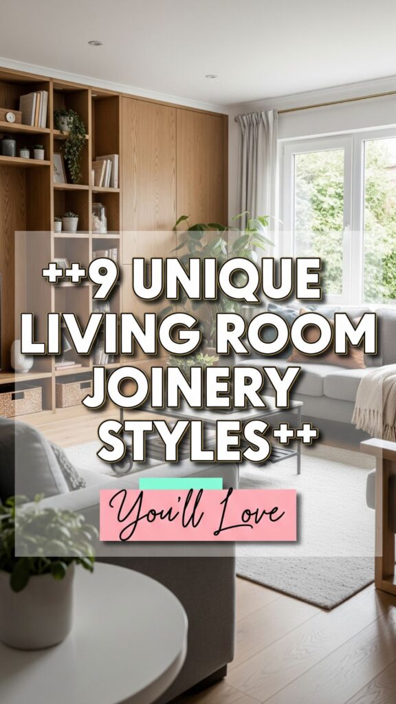 1. 9 Unique Living Room Joinery Styles You’ll Love