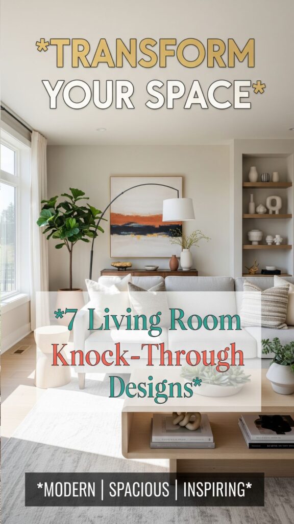 1. Transform Your Space 7 Living Room Knock-Through Designs