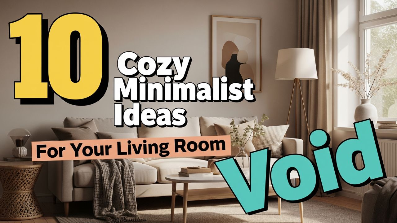 10 Cozy Minimalist Ideas for That Empty Living Room Void