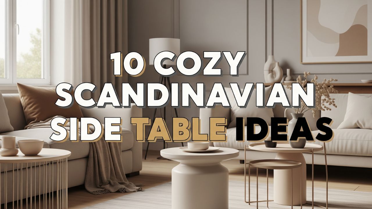 10 Cozy Scandinavian Living Room Side Table Ideas