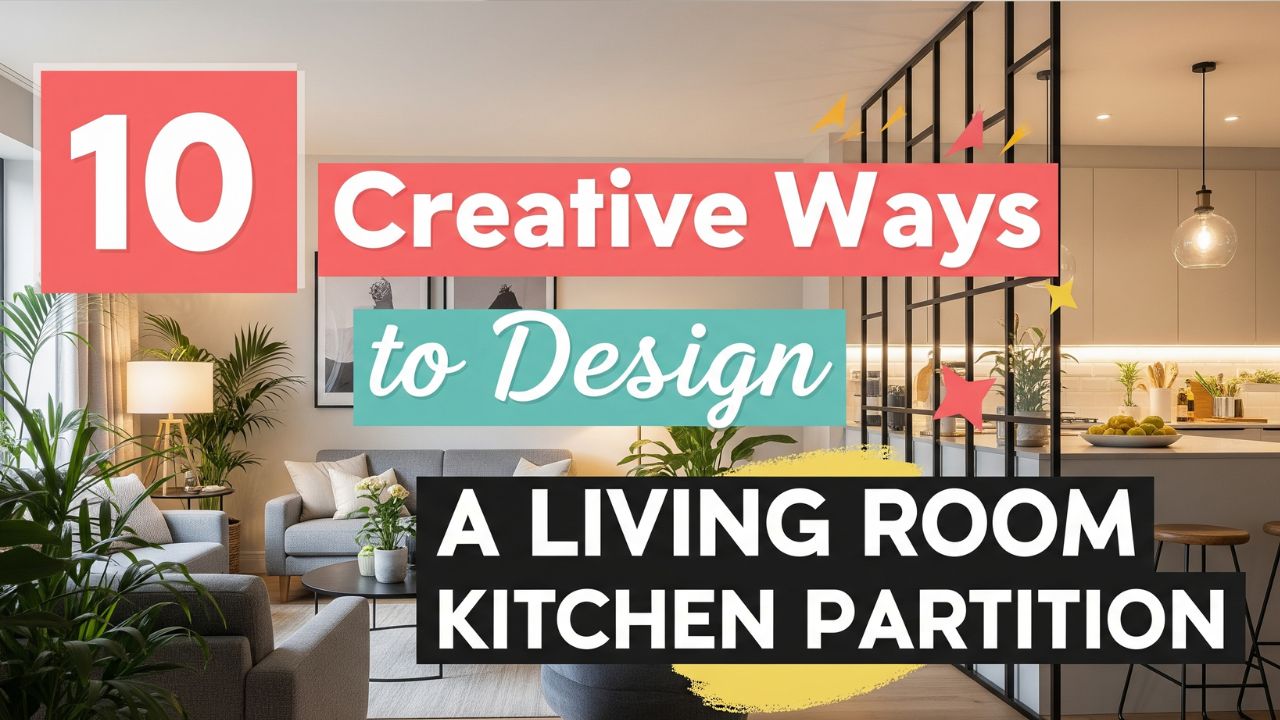 10 Creative Ways to Design a Living Room Kitchen Partition
