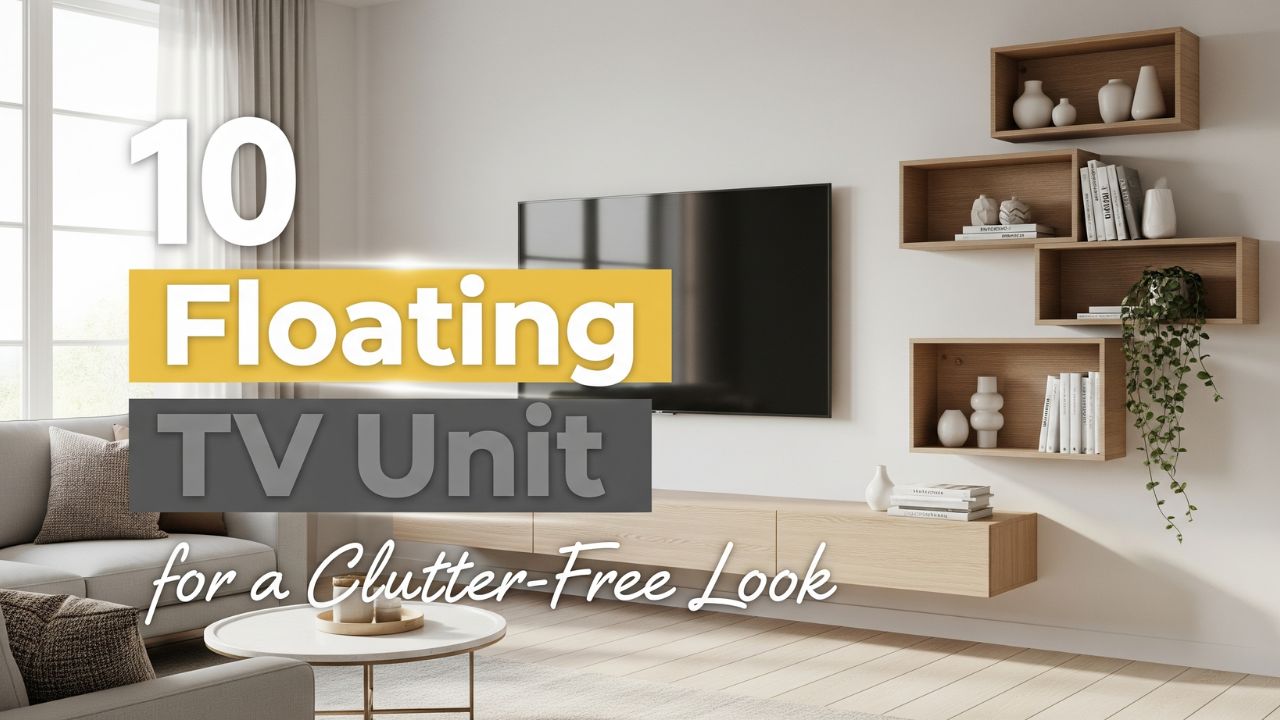 10 Floating Living Room TV Unit Styles for a Clutter-Free Look