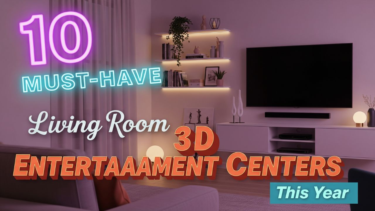 10 Must-Have Living Room Entertainment Centers for this Year