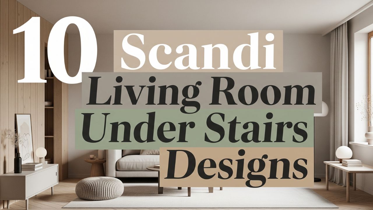 10 Scandi Living Room Under Stairs Designs