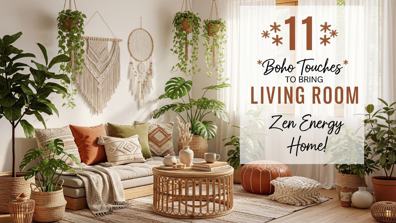11 Boho Touches to Bring Living Room Zen Energy Home