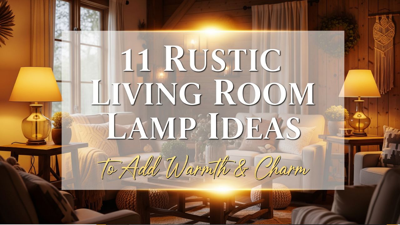 11 Rustic Living Room Lamp Ideas to Add Warmth & Charm