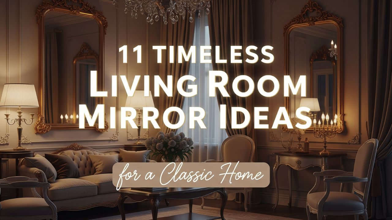11 Timeless Living Room Mirror Ideas for a Classic Home