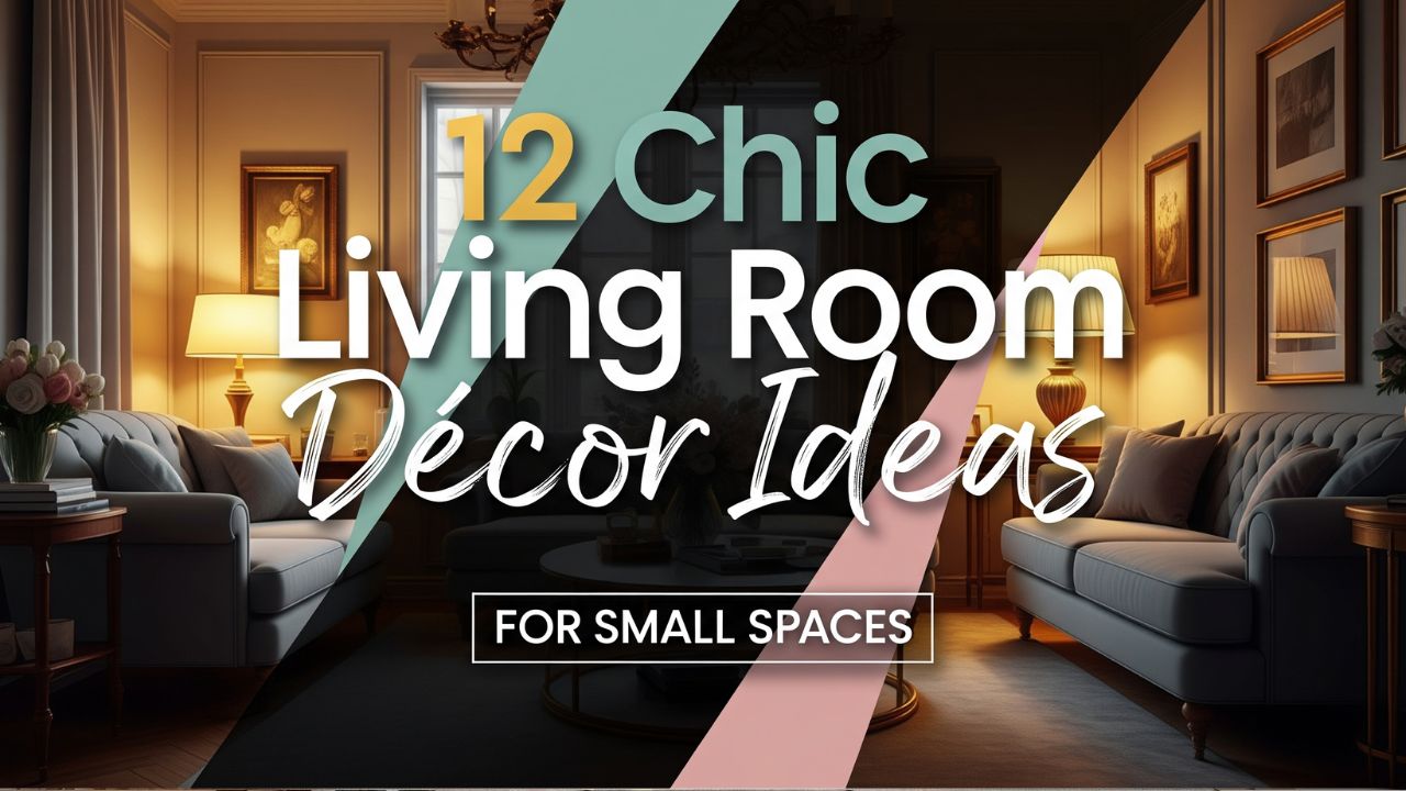 12 Chic Living Room Décor Ideas for Small Spaces
