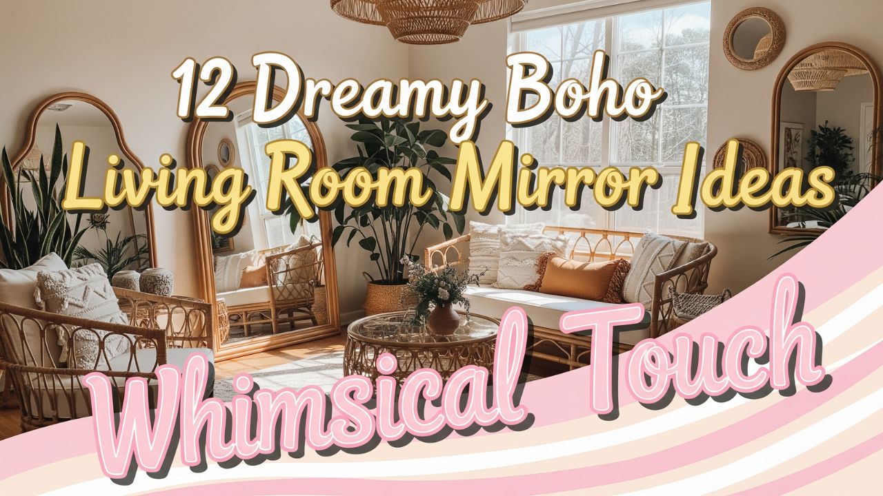 12 Dreamy Boho Living Room Mirror Ideas with a Whimsical Touch