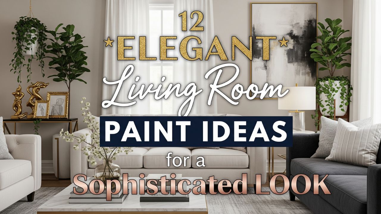 12 Elegant Living Room Paint Ideas for a Sophisticated Look