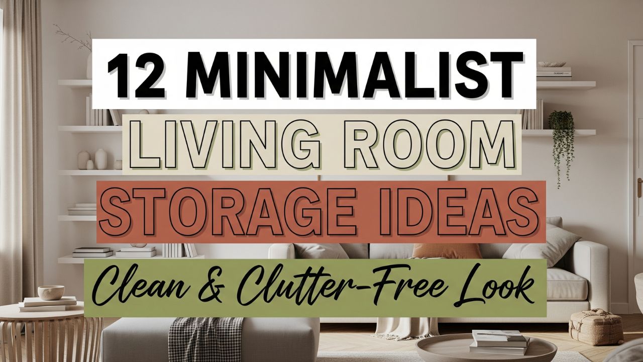 12 Minimalist Living Room Storage Ideas for a Clean, Clutter-Free Look
