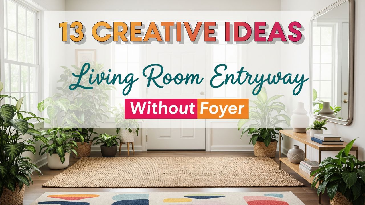 13 Creative Ideas for a Living Room Entryway Without a Foyer