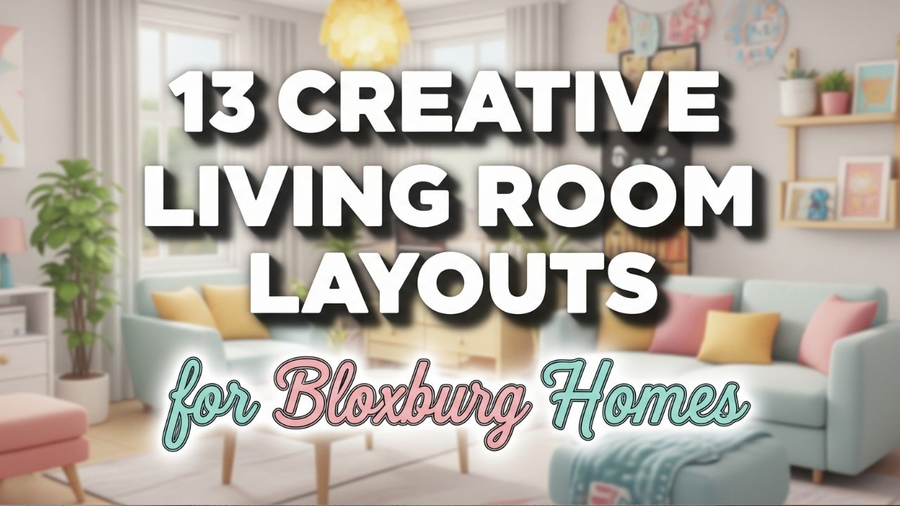 13 Creative Living Room Layouts for Bloxburg Homes