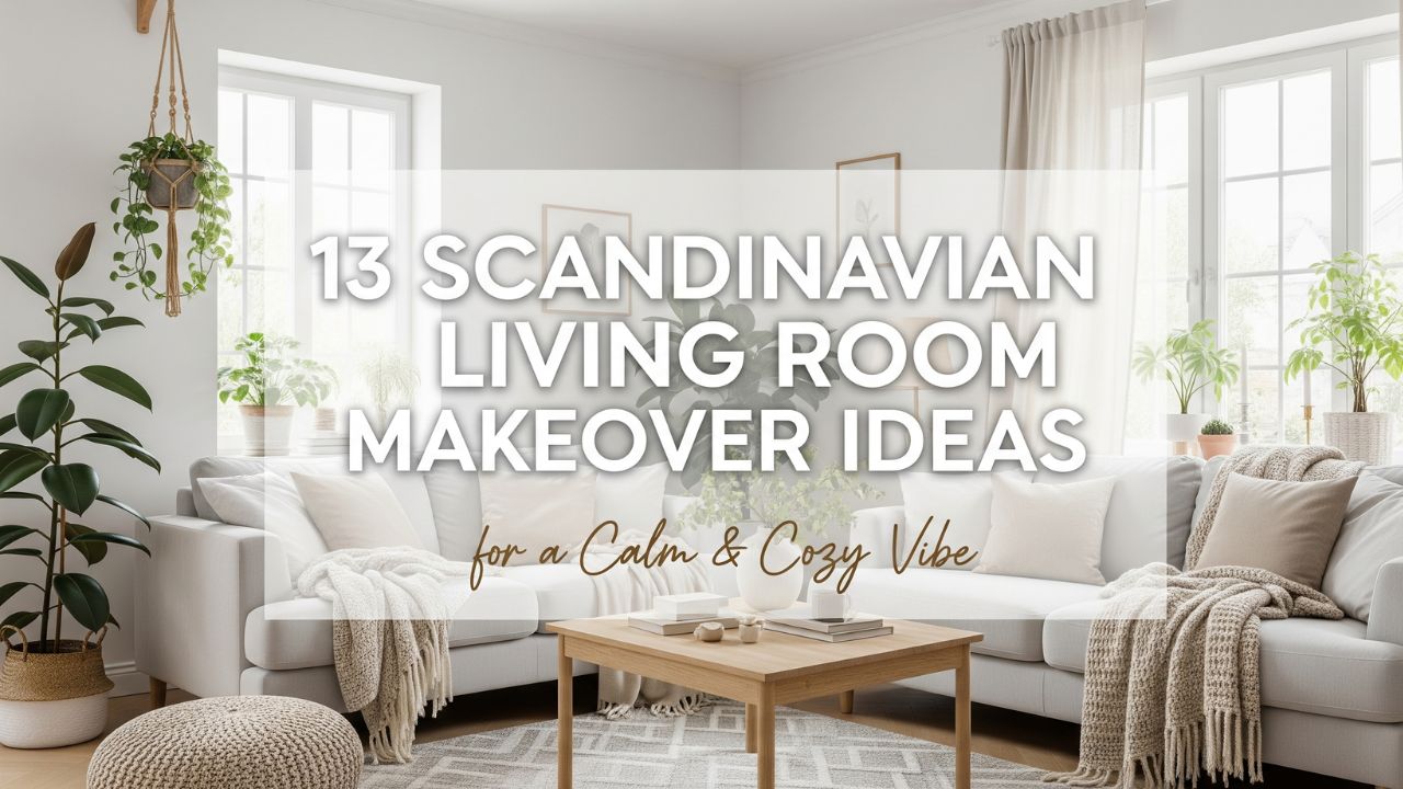 13 Scandinavian Living Room Makeover Ideas for a Calm & Cozy Vibe