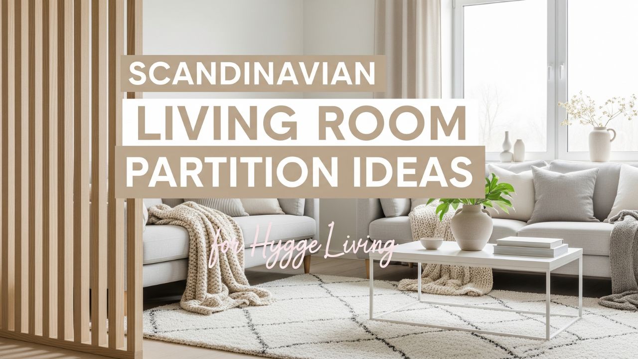 13 Scandinavian Living Room Partition Design Ideas for Hygge Living