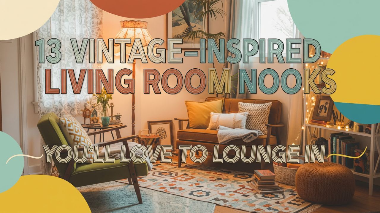 13 Vintage-Inspired Living Room Nooks You’ll Love to Lounge In