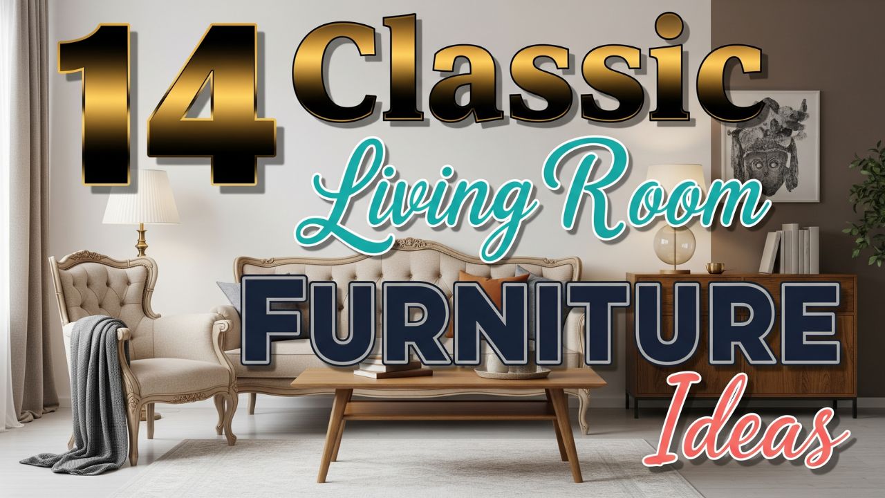 14 Classic Living Room Furniture Ideas