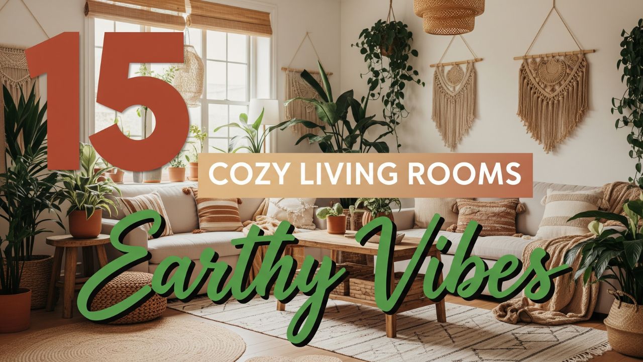 15 Cozy Living Rooms with Earthy Vibes