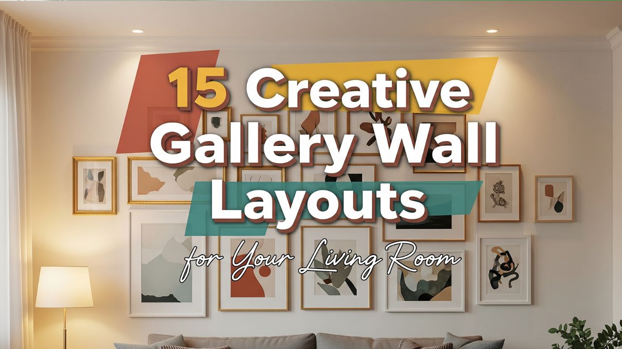 15 Creative Gallery Wall Layouts for Your Living Room