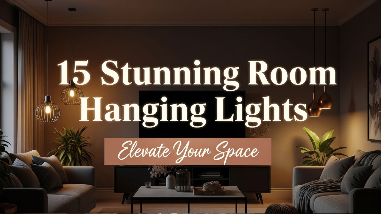 15 Stunning Living Room Hanging Lights to Elevate Your Space