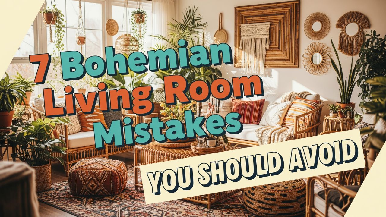 7 Bohemian Living Room Style Mistakes You Should Avoid