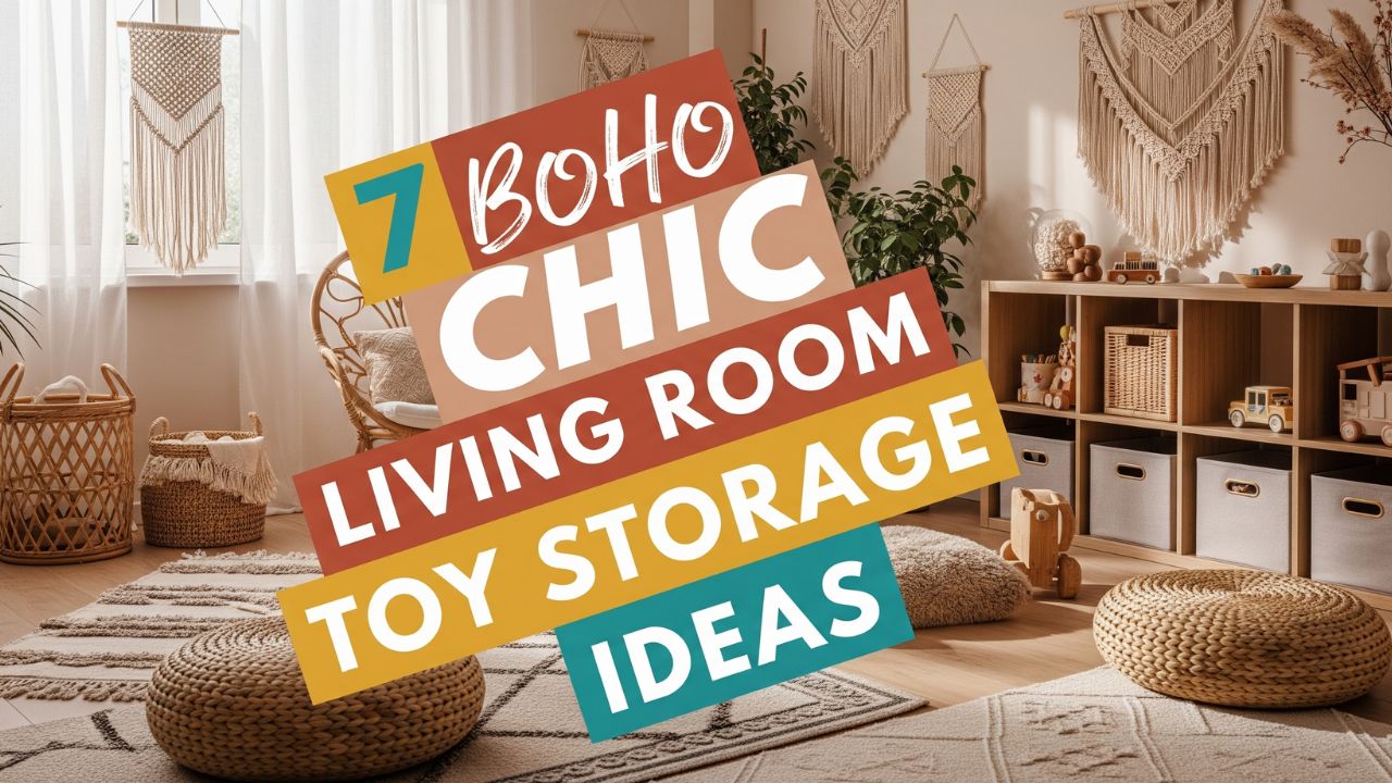 7 Boho Chic Living Room Toy Storage Ideas for a Cozy Vibe