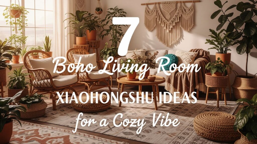7 Boho Living Room Xiaohongshu Ideas for a Cozy Vibe