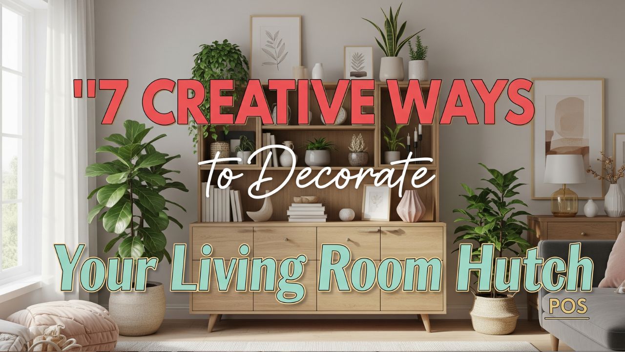 7 Creative Ways to Decorate Your Living Room Hutch