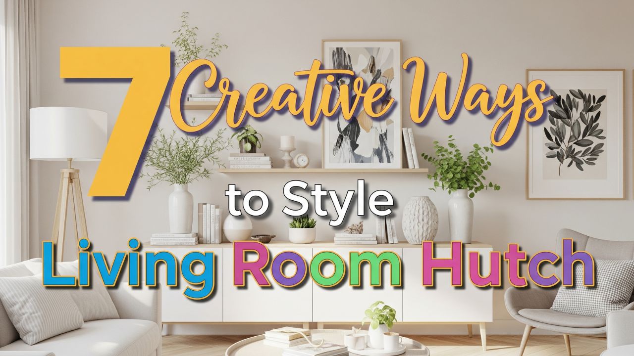 7 Creative Ways to Style Your Living Room Hutch