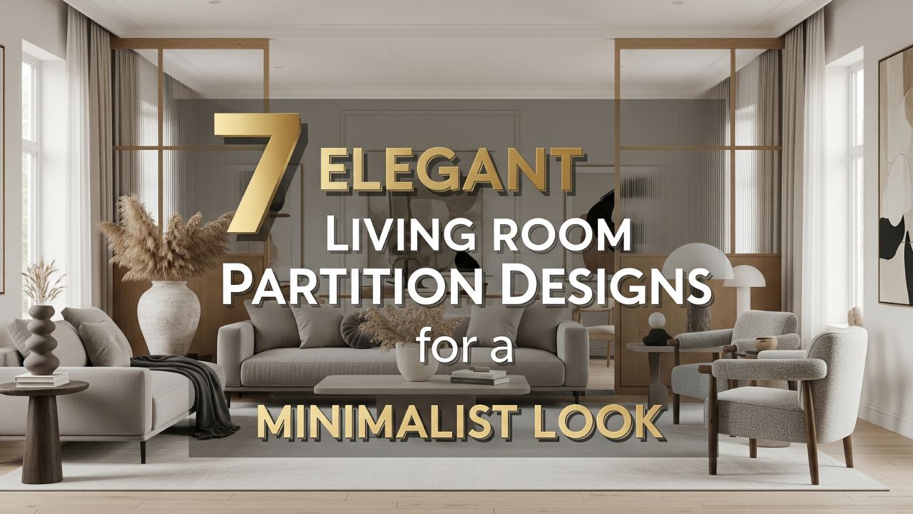 7 Elegant Living Room Partition Designs for a Minimalist Look