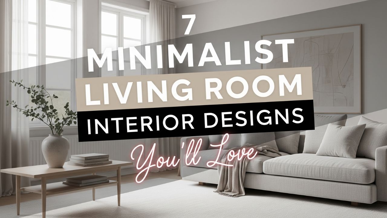 7 Minimalist Living Room Interior Designs You’ll Love