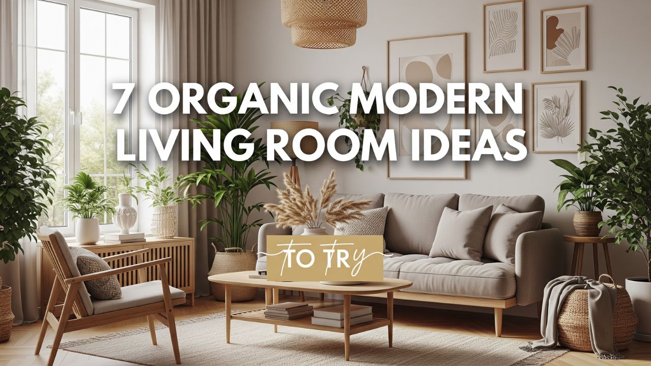 7 Organic Modern Living Room Ideas To Try