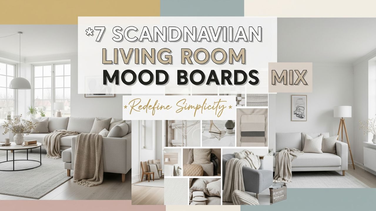 7 Scandinavian Living Room Mood Boards That Redefine Simplicity