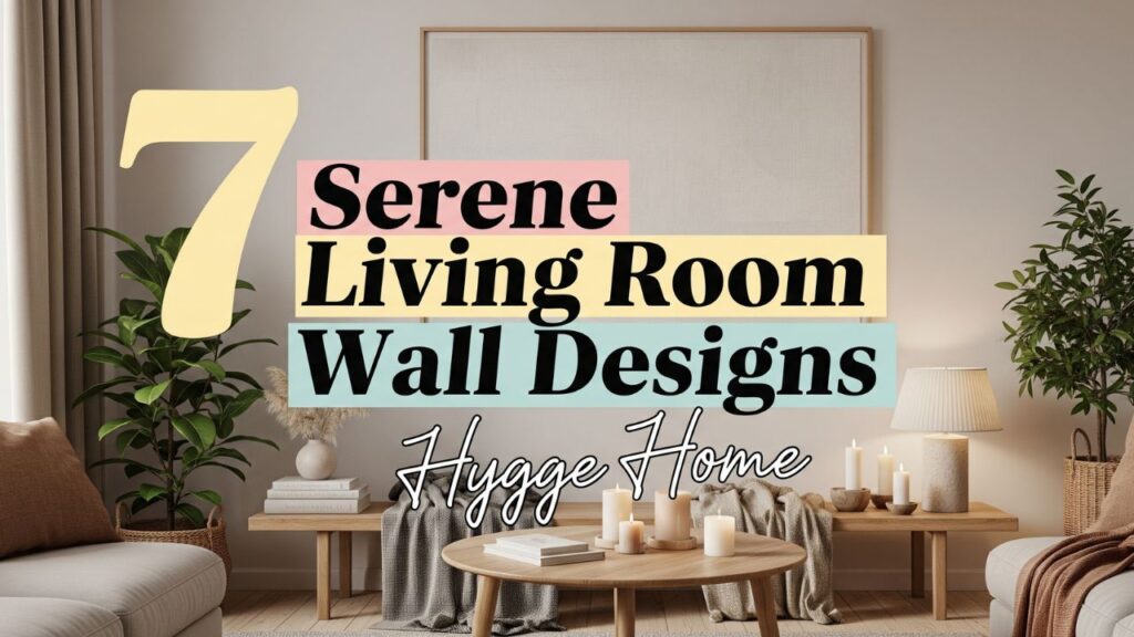 7 Serene Living Room Wall Designs for a Hygge Home
