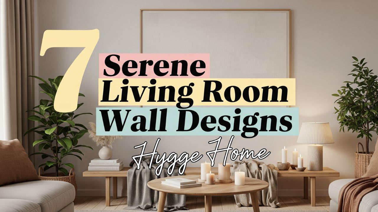 7 Serene Living Room Wall Designs for a Hygge Home