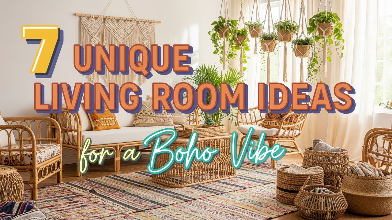 7 Unique Living Room Ideas for a Boho Vibe