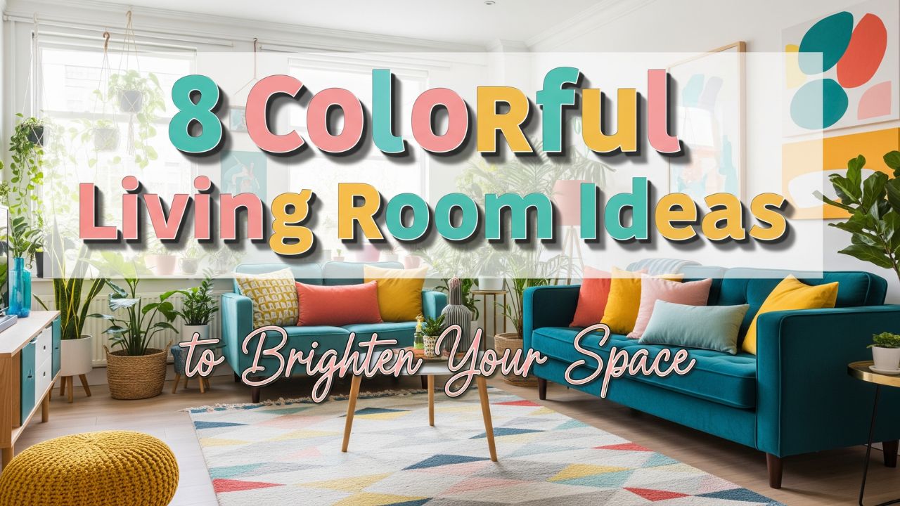 8 Colorful Living Room Interior Design Ideas to Brighten Your Space