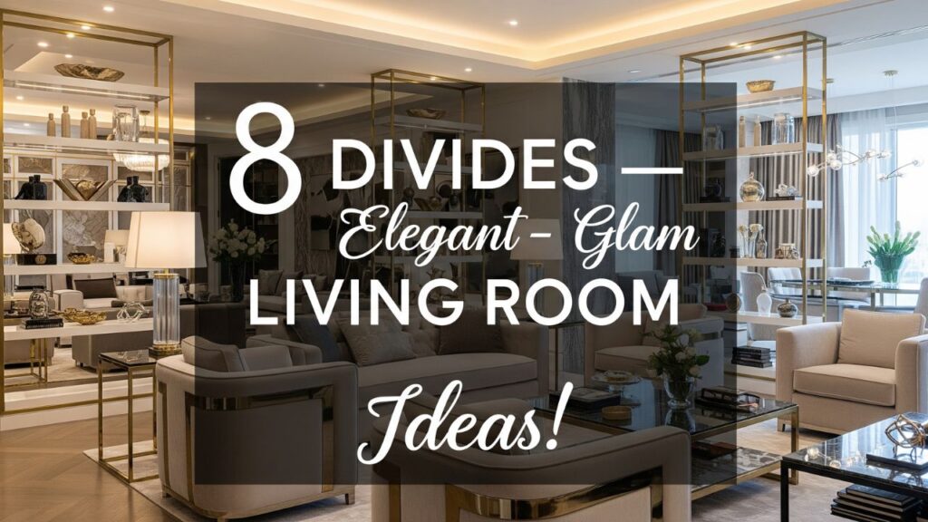 8 Elegant Divides Glam Living Room Zoning Ideas