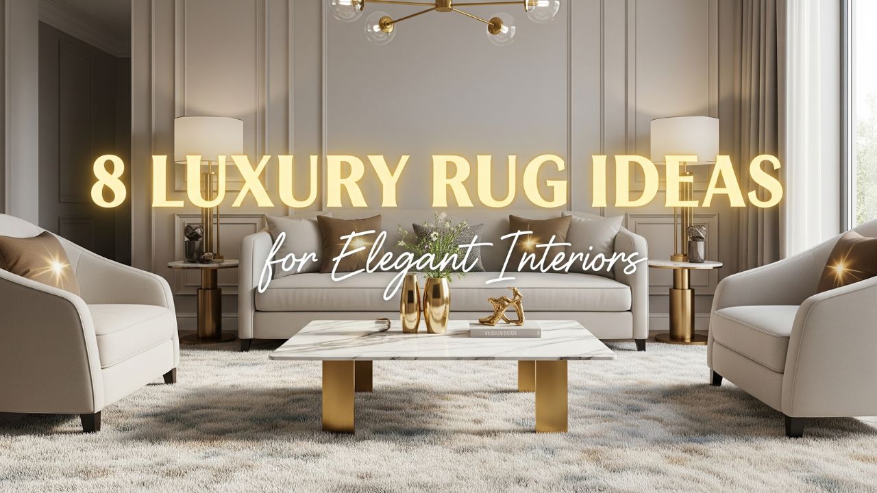 8 Luxury Living Room Rug Ideas for Elegant Interiors