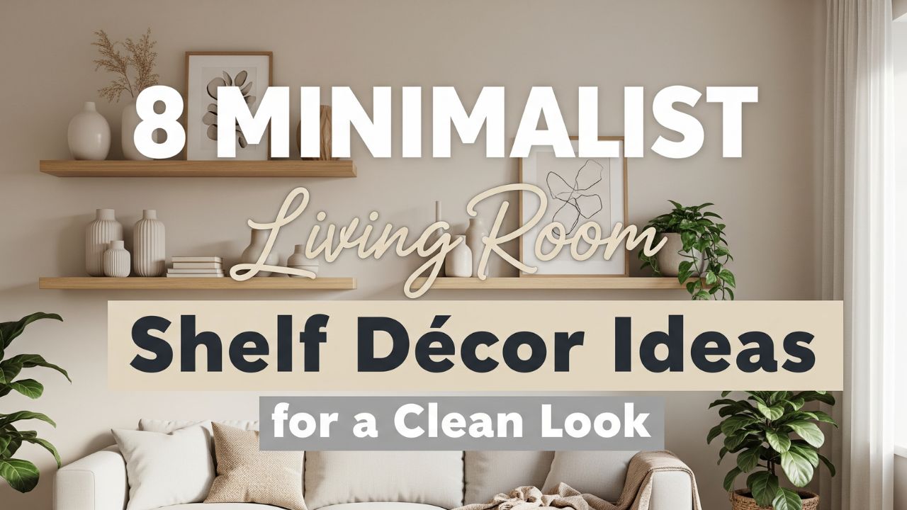 8 Minimalist Living Room Shelf Décor Ideas for a Clean Look