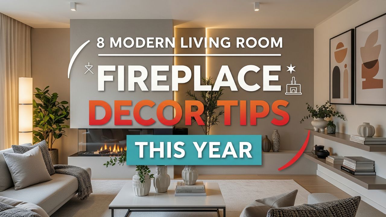 8 Modern Living Room with Fireplace Decor Tips for this Year
