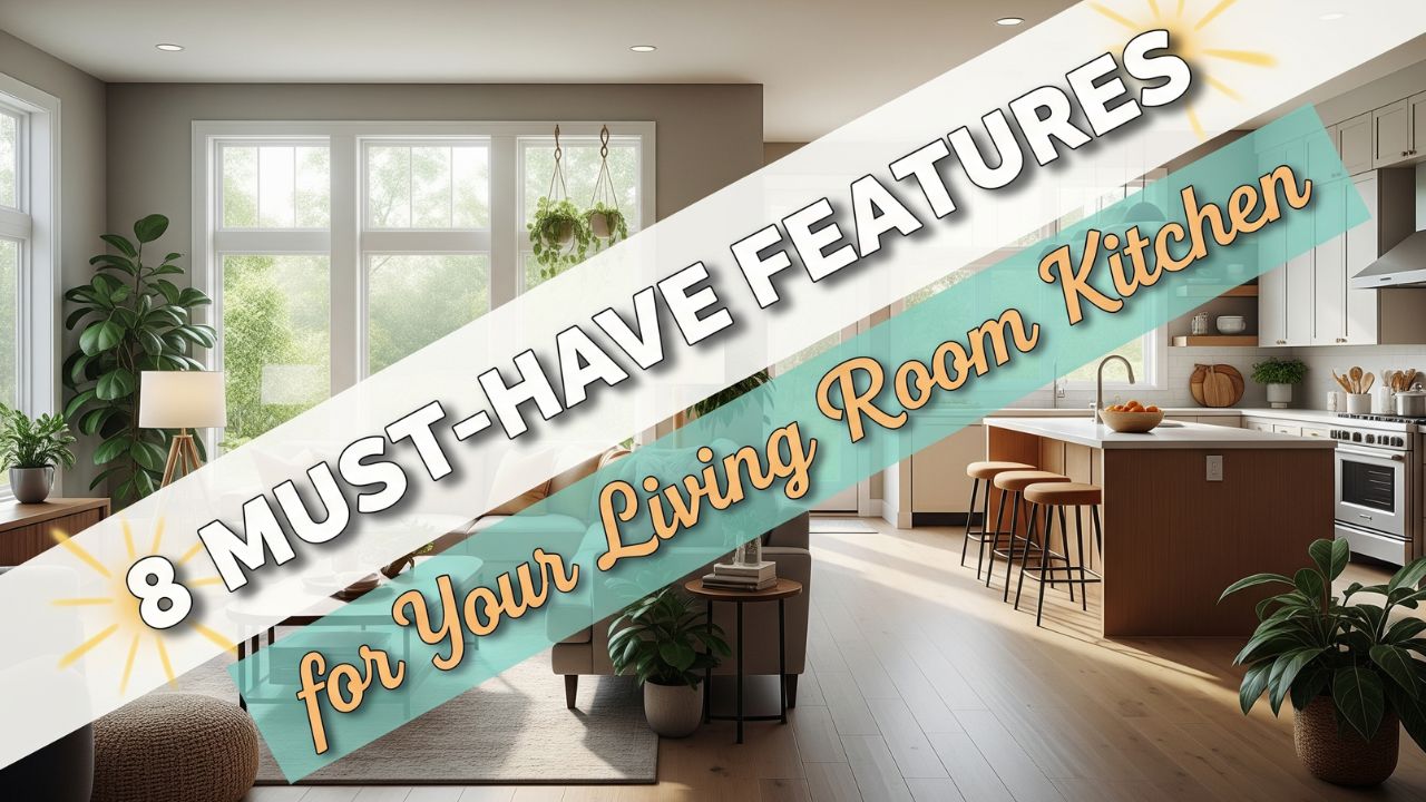 8 Must-Have Features for Your Living Room Kitchen