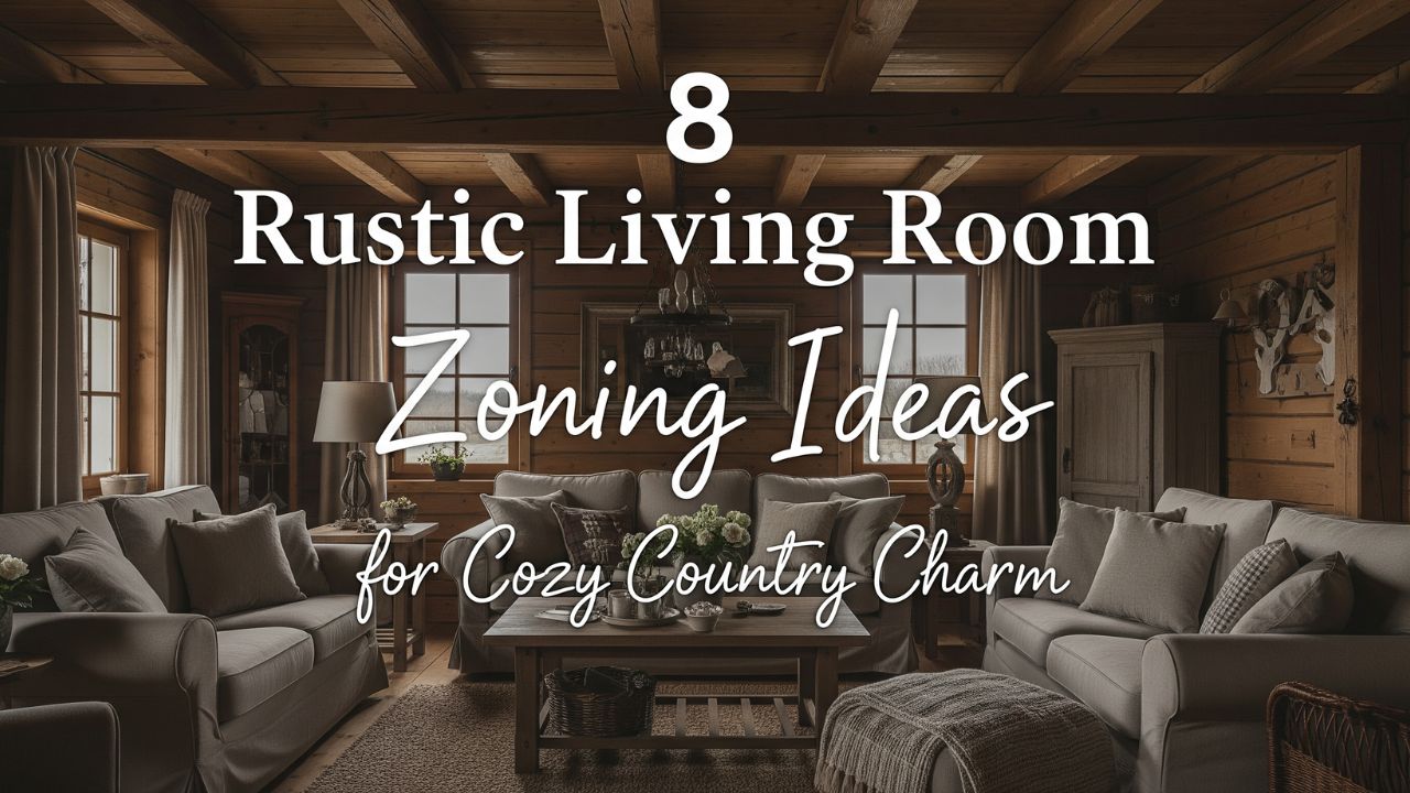 8 Rustic Living Room Zoning Ideas for Cozy Country Charm