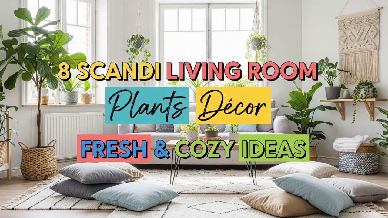 8 Scandi Living Room Plants Décor Fresh and Cozy Ideas