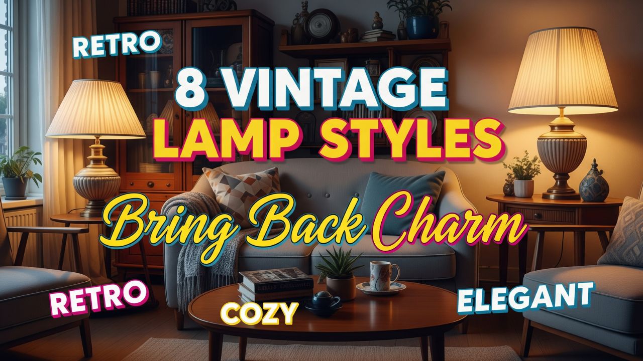 8 Vintage Living Room Lamp Styles That Bring Back Charm